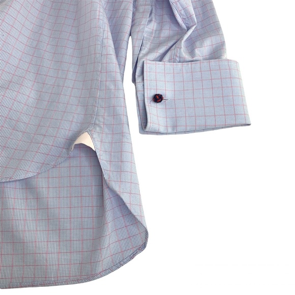 Thomas Pink Long Sleeve Button Down Dress Shirt - Picture 4 of 5